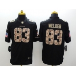 nike nfl jerseys denver broncos #83 welker black[salute to service limited]