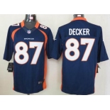 nike nfl jerseys denver broncos #87 eric decker blue[nike limited]