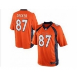 nike nfl jerseys denver broncos #87 eric decker orange[new nike Limited]