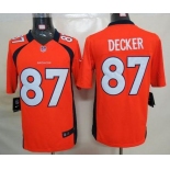 nike nfl jerseys denver broncos #87 eric decker orange[nike limited]