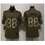 nike nfl jerseys denver broncos #88 thomas army green[nike Limited Salute To Service]