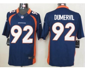 nike nfl jerseys denver broncos #92 dumervil blue[nike limited]