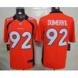 nike nfl jerseys denver broncos #92 dumervil orange[nike limited]