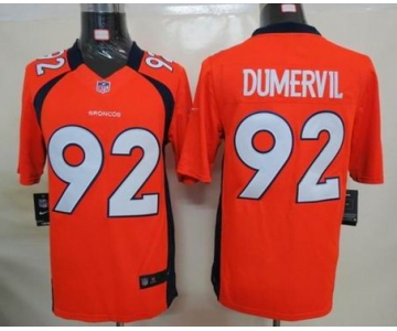 nike nfl jerseys denver broncos #92 dumervil orange[nike limited]