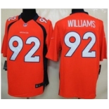 nike nfl jerseys denver broncos #92 williams orange[nike limited][williams]