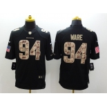 nike nfl jerseys denver broncos #94 ware black[salute to service limited]