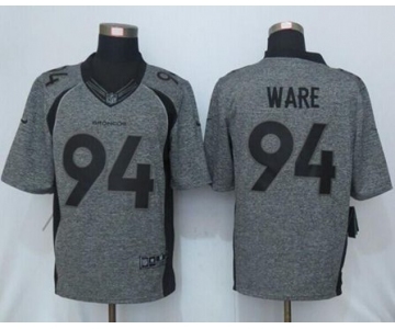 nike nfl jerseys denver broncos #94 ware gray[nike Limited]