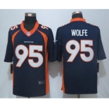 nike nfl jerseys denver broncos #95 wolfe blue[nike limited]