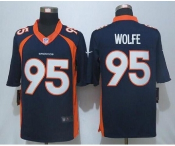 nike nfl jerseys denver broncos #95 wolfe blue[nike limited]