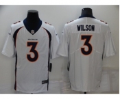 Women Denver Broncos #3 Russell Wilson White Vapor Untouchable Limited Stitched Jersey