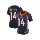 Women Nike Denver Broncos #14 Courtland Sutton Blue Alternate Stitched NFL Vapor Untouchable Limited Jersey