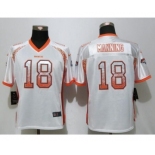 Women Nike Denver Broncos #18 Peyton Manning Drift Fashion White Jersey