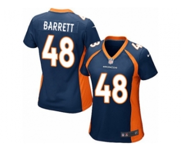 Women Nike Denver Broncos #48 Shaquil Barrett Game Navy Blue Alternate NFL Jersey