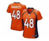 Women Nike Denver Broncos #48 Shaquil Barrett Game Orange Team Color NFL Jersey