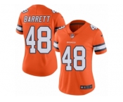 Women Nike Denver Broncos #48 Shaquil Barrett Limited Orange Rush Vapor Untouchable NFL Jersey