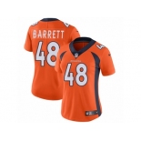 Women Nike Denver Broncos #48 Shaquil Barrett Orange Team Color Vapor Untouchable Limited Player NFL Jersey