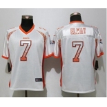 Women Nike Denver Broncos #7 John Elway Drift Fashion White Jersey