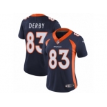 Women Nike Denver Broncos #83 A.J. Derby Navy Blue Alternate Vapor Untouchable Limited Player NFL Jersey