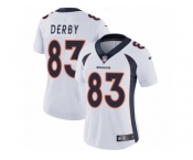 Women Nike Denver Broncos #83 A.J. Derby White Vapor Untouchable Limited Player NFL Jersey