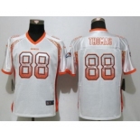 Women Nike Denver Broncos #88 Demaryius Thomas Drift Fashion White Jersey