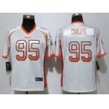 Women Nike Denver Broncos #95 Derek Wolfe Drift Fashion White Jersey