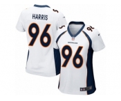 Women Nike Denver Broncos #96 Shelby Harris Game White NFL Jersey