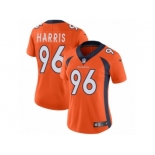 Women Nike Denver Broncos #96 Shelby Harris Orange Team Color Vapor Untouchable Limited Player NFL Jersey