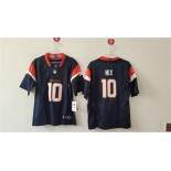 Women's Denver Broncos #10 Bo Nix Navy 2024 F.U.S.E Alternate Stitched Jersey