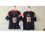 Women's Denver Broncos #10 Bo Nix Navy 2024 F.U.S.E Alternate Stitched Jersey