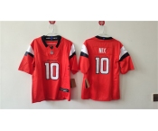 Women's Denver Broncos #10 Bo Nix Orange 2024 F.U.S.E. Alternate Stitched Jersey