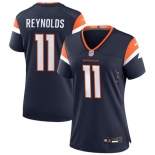 Women's Denver Broncos #11 Josh Reynolds Navy 2024 Stitched Jersey