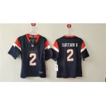 Women's Denver Broncos #2 Pat Surtain II Navy 2024 F.U.S.E. Vapor Stitched Jersey