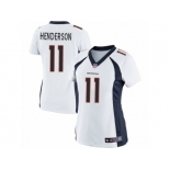 Women's Nike Denver Broncos #11 Carlos Henderson Limited White NFL Jersey