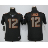 Womens Nike Denver Broncos #12 Paxton Lynch Impact Limited Black Jerseys