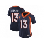 Women's Nike Denver Broncos #13 Trevor Siemian Vapor Untouchable Limited Navy Blue Alternate NFL Jersey