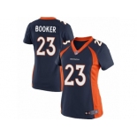 Women's Nike Denver Broncos #23 Devontae Booker Limited Navy Blue Alternate NFL Jersey