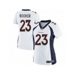 Women's Nike Denver Broncos #23 Devontae Booker Limited White NFL Jersey