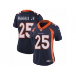 Women's Nike Denver Broncos #25 Chris Harris Jr Vapor Untouchable Limited Navy Blue Alternate NFL Jersey