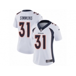 Women's Nike Denver Broncos #31 Justin Simmons Vapor Untouchable Limited White NFL Jersey