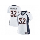 Women's Nike Denver Broncos #32 Andy Janovich Limited White NFL Jersey