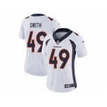 Women's Nike Denver Broncos #49 Dennis Smith Vapor Untouchable Limited White NFL Jersey