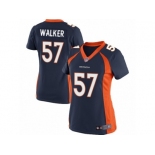 Women's Nike Denver Broncos #57 Demarcus Walker Limited Navy Blue Alternate NFL Jersey