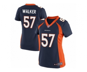 Women's Nike Denver Broncos #57 Demarcus Walker Limited Navy Blue Alternate NFL Jersey