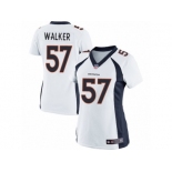 Women's Nike Denver Broncos #57 Demarcus Walker Limited White NFL Jersey