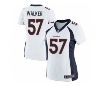 Women's Nike Denver Broncos #57 Demarcus Walker Limited White NFL Jersey