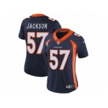 Women's Nike Denver Broncos #57 Tom Jackson Vapor Untouchable Limited Navy Blue Alternate NFL Jersey