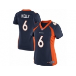 Women's Nike Denver Broncos #6 Chad Kelly Limited Navy Blue Alternate NFL Jersey