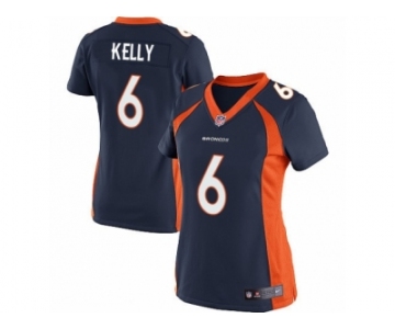 Women's Nike Denver Broncos #6 Chad Kelly Limited Navy Blue Alternate NFL Jersey