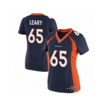 Women's Nike Denver Broncos #65 Ronald Leary Limited Navy Blue Alternate NFL Jersey