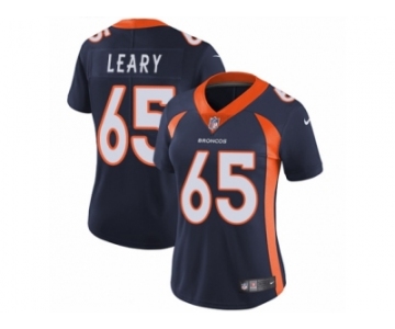 Women's Nike Denver Broncos #65 Ronald Leary Vapor Untouchable Limited Orange Team Color NFL Jersey